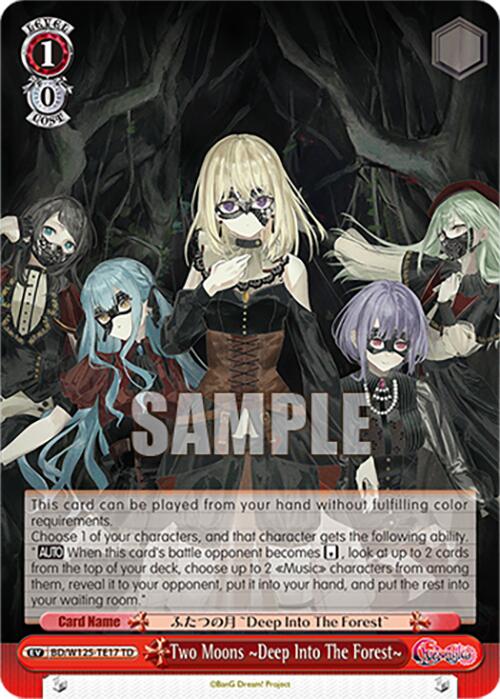 Two Moons ~Deep Into The Forest~ (BD/W125-TE17) [MyGO!!!!! x Ave Mujica] | Cracking-Singles