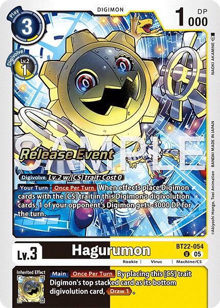 Hagurumon [BT22-054] [Cyber Eden Release Event Cards] | Cracking-Singles