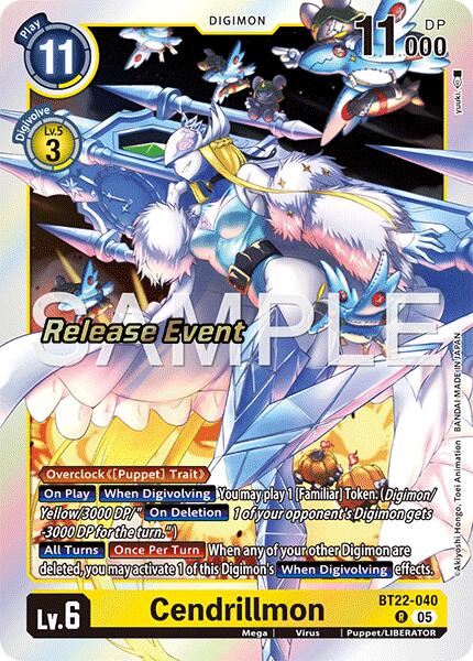 Cendrillmon [BT22-040] [Cyber Eden Release Event Cards] | Cracking-Singles