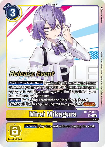 Mirei Mikagura [BT22-089] [Cyber Eden Release Event Cards] | Cracking-Singles