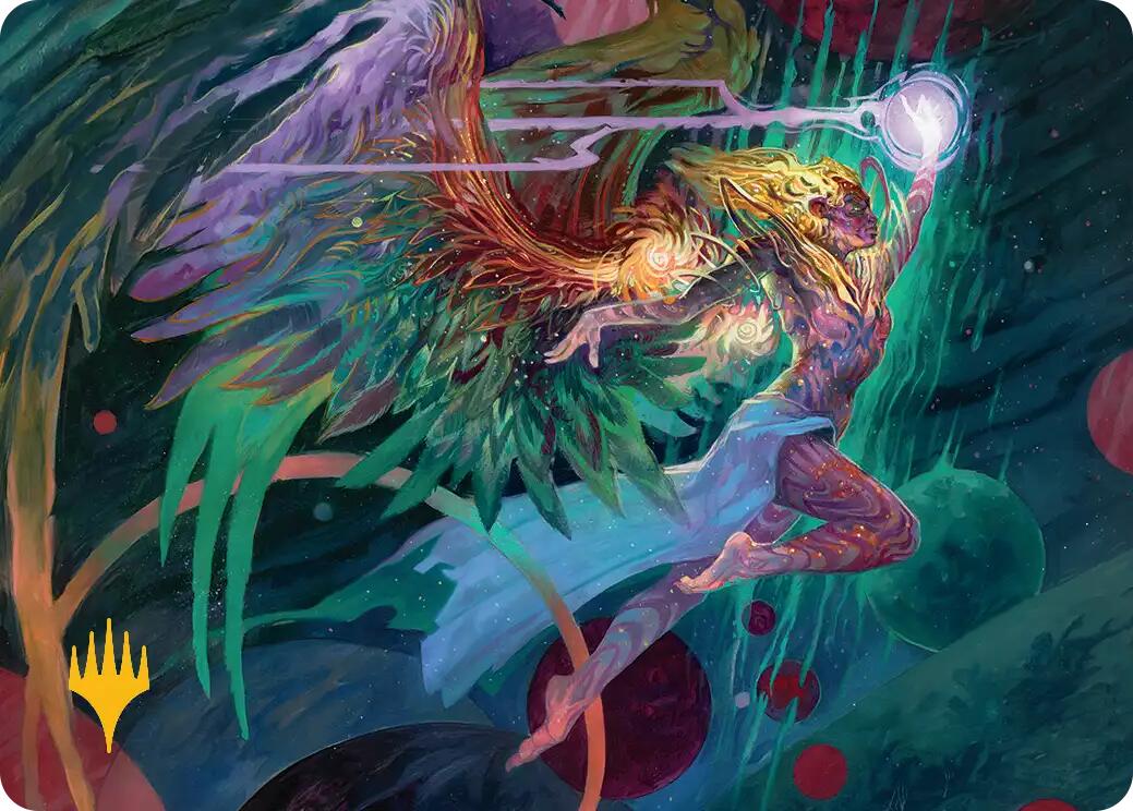 Exalted Sunborn Art Card (Gold-Stamped Signature) [Edge of Eternities Art Series] | Cracking-Singles