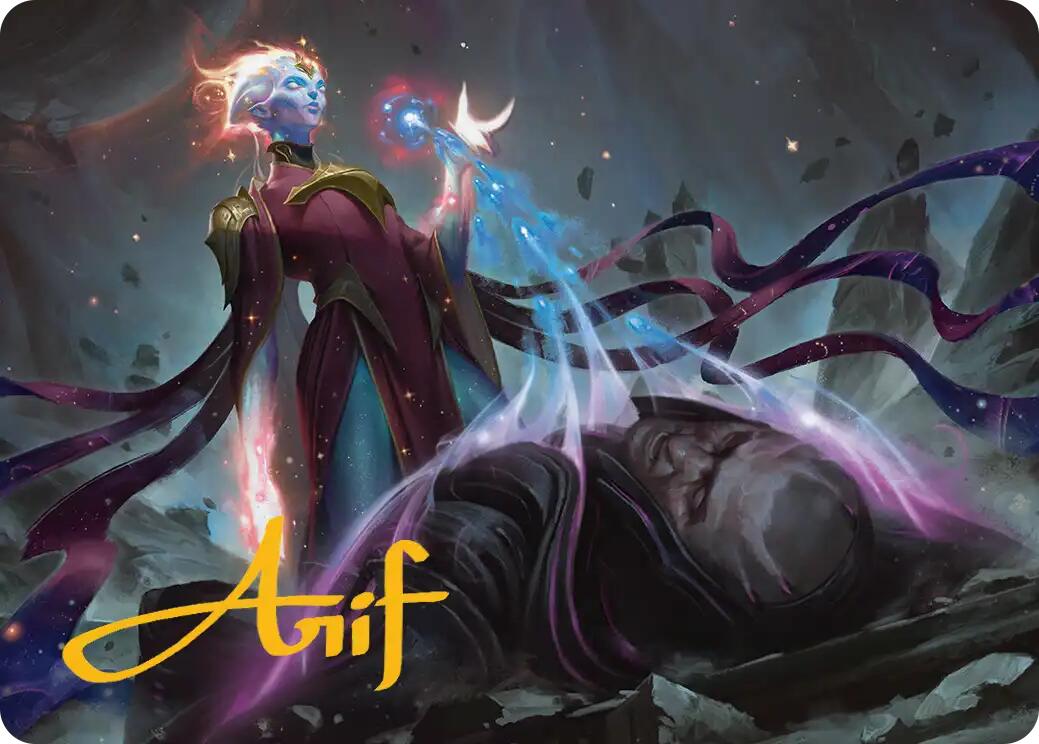 Lightstall Inquisitor Art Card (Gold-Stamped Signature) [Edge of Eternities Art Series] | Cracking-Singles