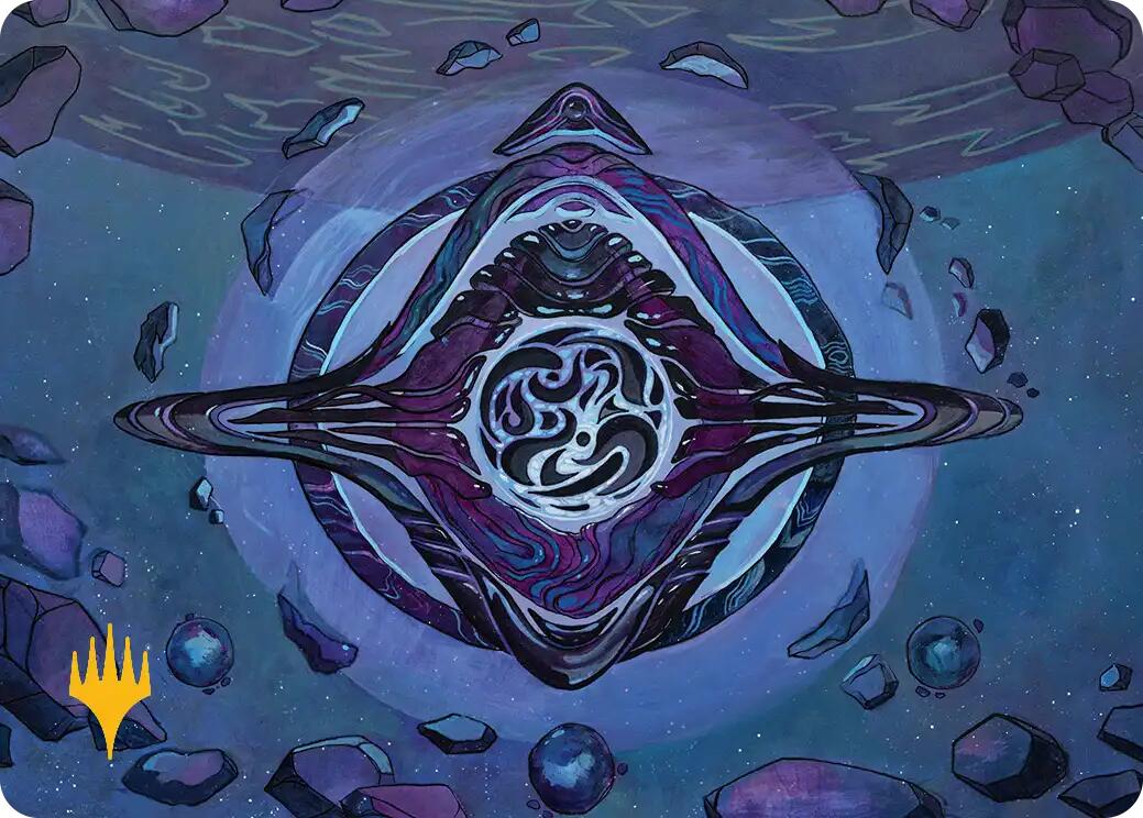 Archenemy's Charm Art Card (Gold-Stamped Planeswalker Symbol) [Edge of Eternities Art Series] | Cracking-Singles
