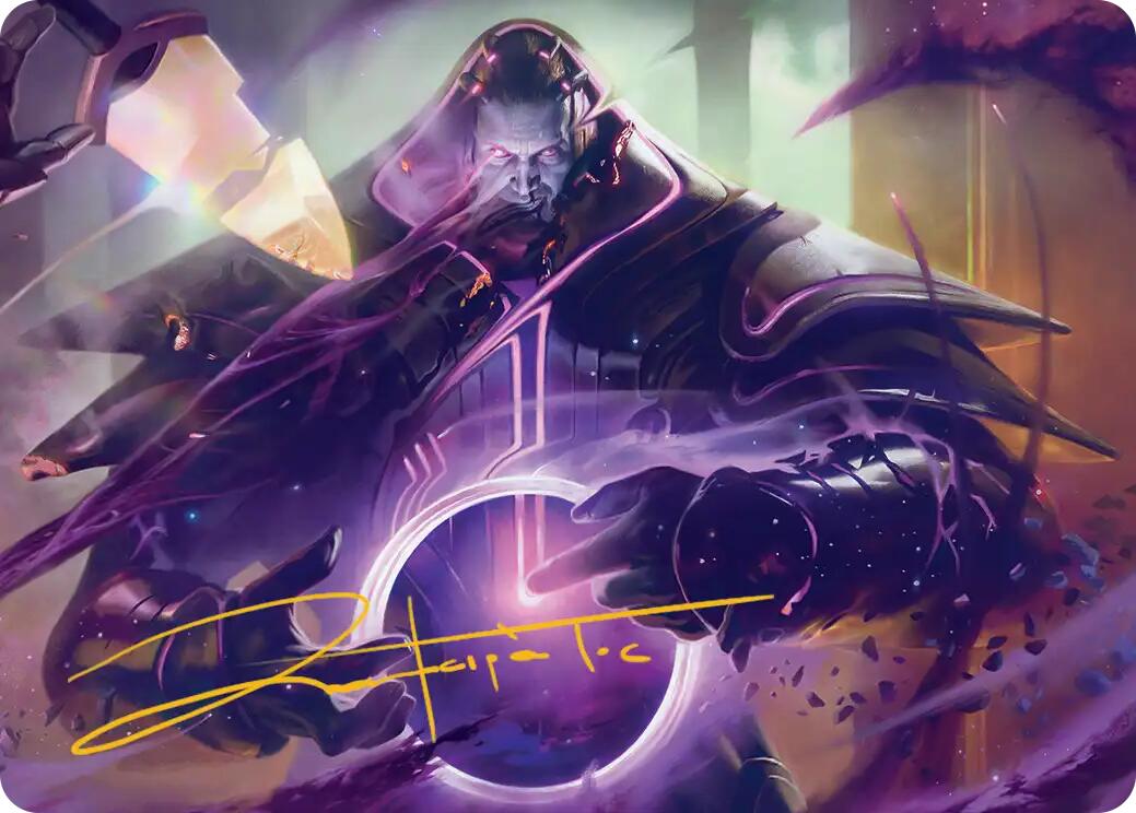 Embrace Oblivion Art Card (Gold-Stamped Signature) [Edge of Eternities Art Series] | Cracking-Singles