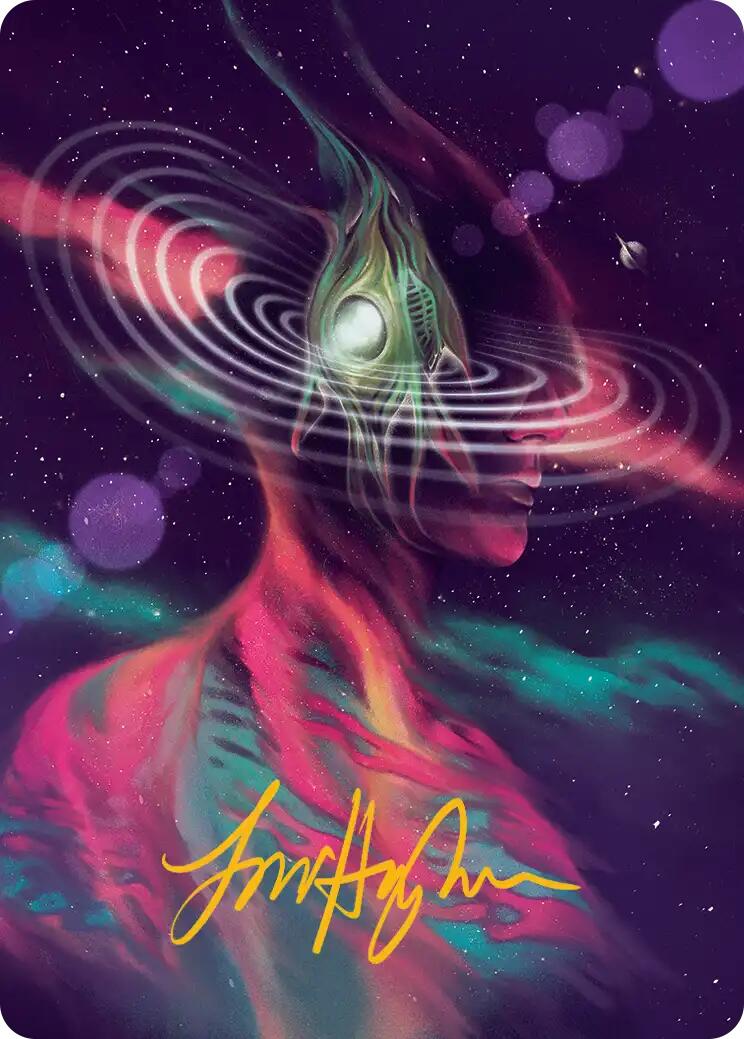 Terrasymbiosis Art Card (Gold-Stamped Signature) [Edge of Eternities Art Series] | Cracking-Singles