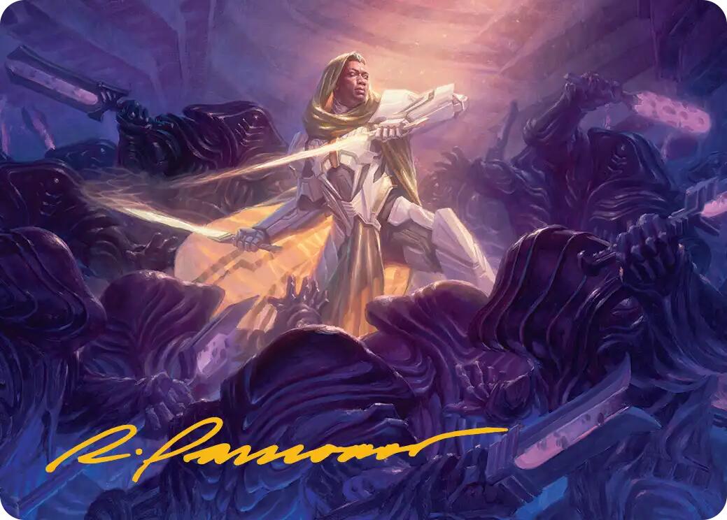 Syr Vondam, Sunstar Exemplar Art Card (Gold-Stamped Signature) [Edge of Eternities Art Series] | Cracking-Singles
