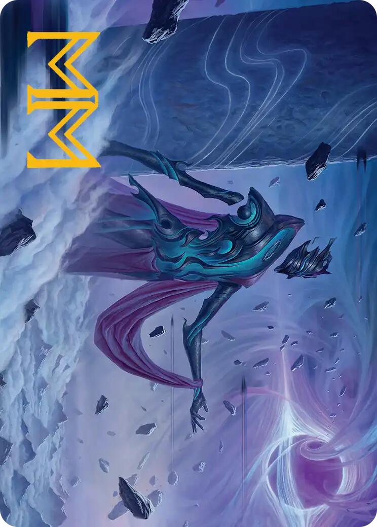 Bygone Colossus Art Card (Gold-Stamped Signature) [Edge of Eternities Art Series] | Cracking-Singles