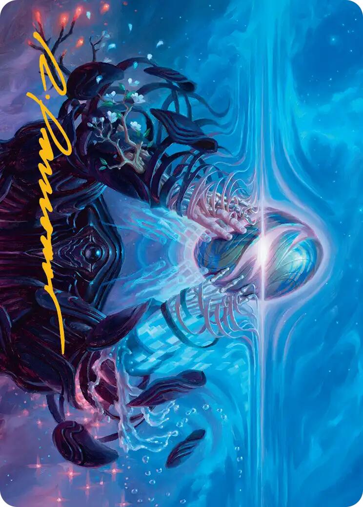 The Endstone Art Card (Gold-Stamped Signature) [Edge of Eternities Art Series] | Cracking-Singles