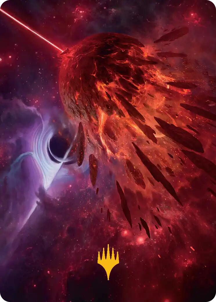 Kavaron, Memorial World Art Card (Gold-Stamped Planeswalker Symbol) [Edge of Eternities Art Series] | Cracking-Singles