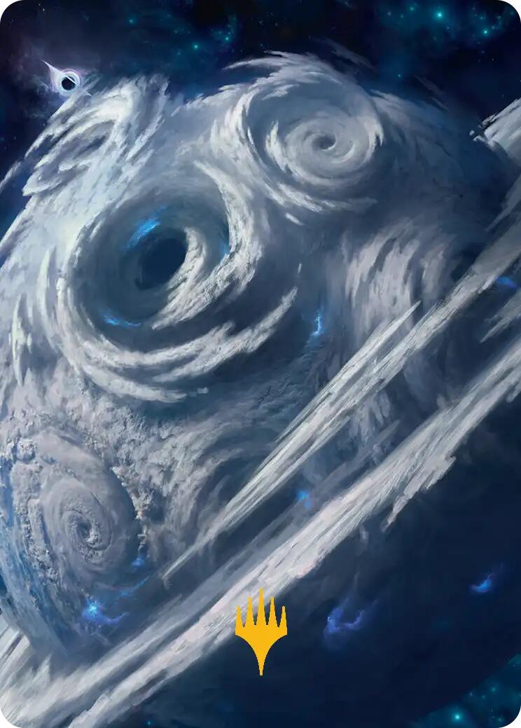 Uthros, Titanic Godcore Art Card (Gold-Stamped Planeswalker Symbol) [Edge of Eternities Art Series] | Cracking-Singles