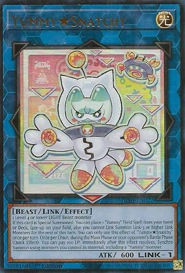 YummySnatchy [JUSH-EN022] Ultra Rare | Cracking-Singles