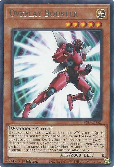 Overlay Booster [JUSH-EN042] Rare | Cracking-Singles