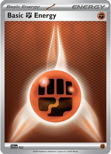 Basic Fighting Energy (022) [Scarlet & Violet: Black Bolt] | Cracking-Singles