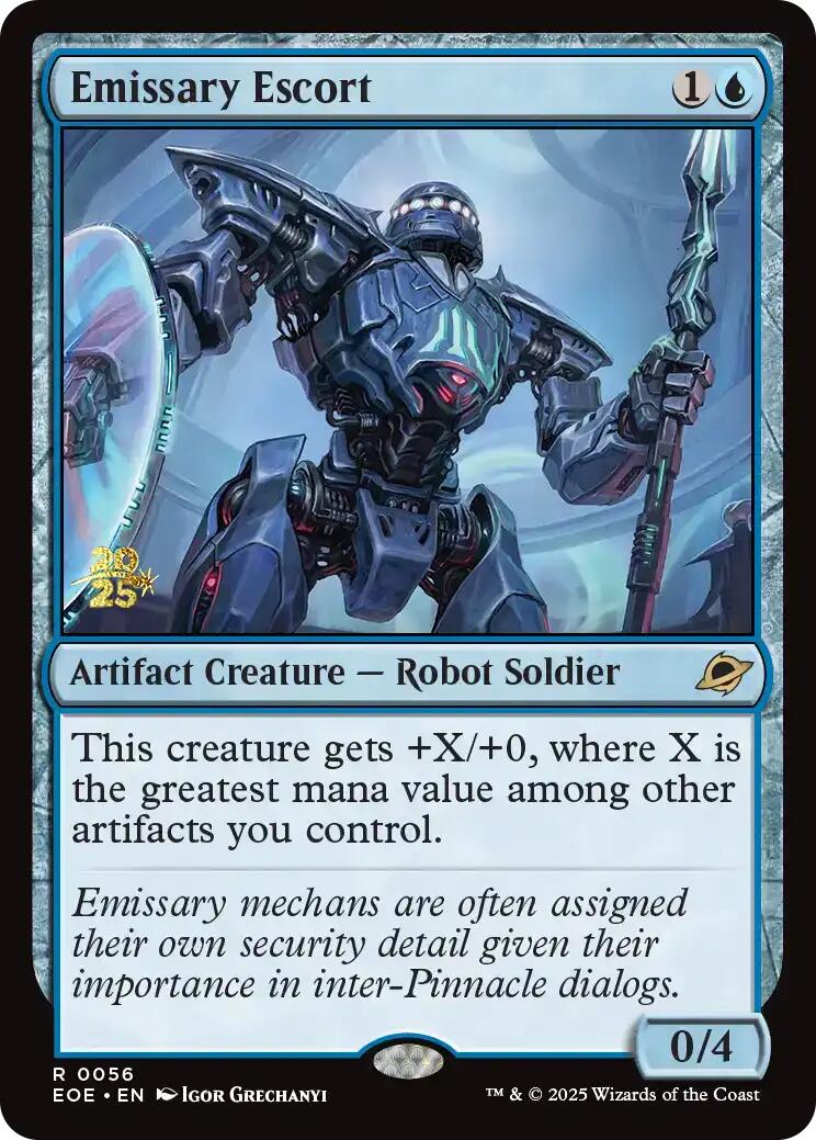 Emissary Escort [Edge of Eternities Prerelease Promos] | Cracking-Singles