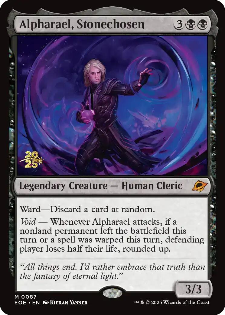 Alpharael, Stonechosen [Edge of Eternities Prerelease Promos] | Cracking-Singles