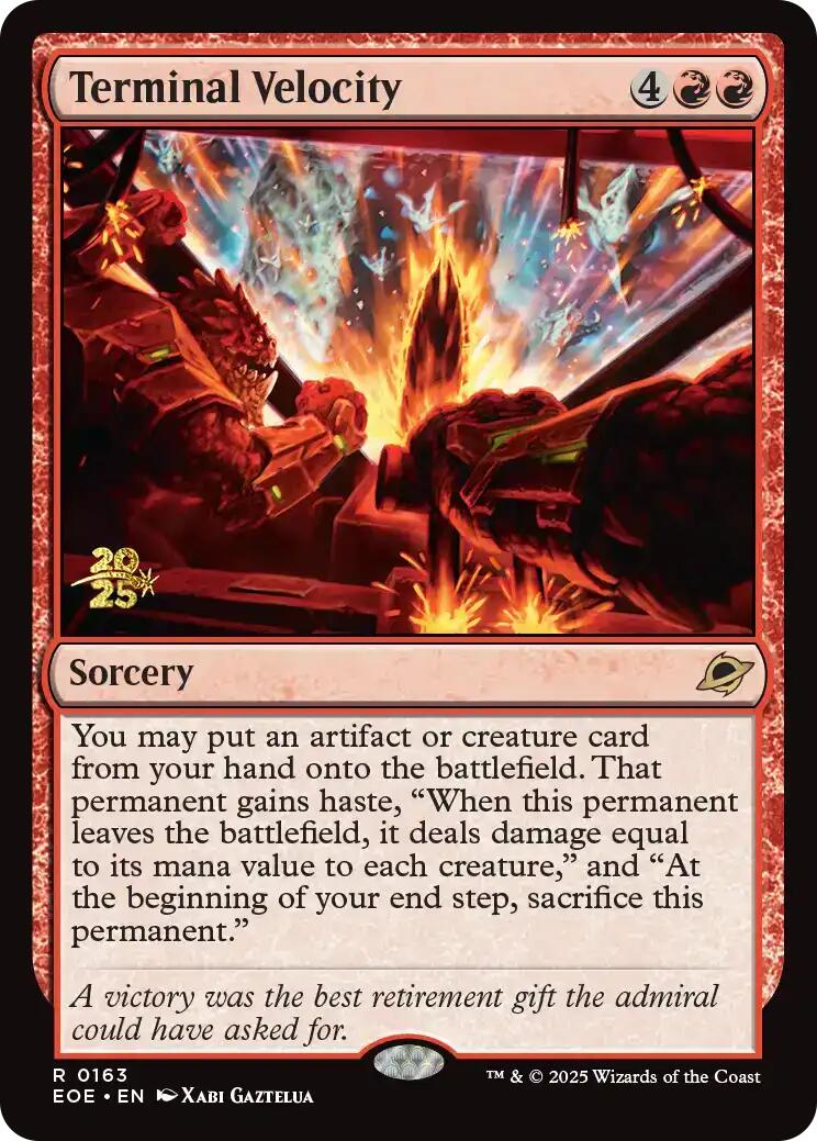 Terminal Velocity [Edge of Eternities Prerelease Promos] | Cracking-Singles