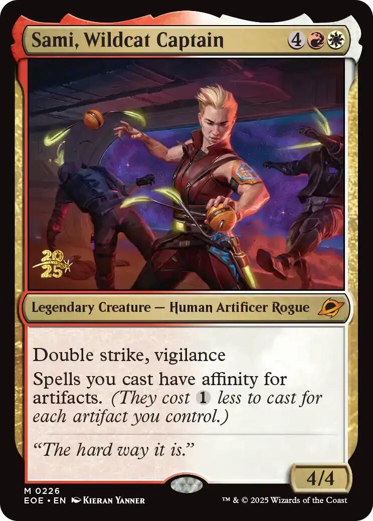 Sami, Wildcat Captain [Edge of Eternities Prerelease Promos] | Cracking-Singles