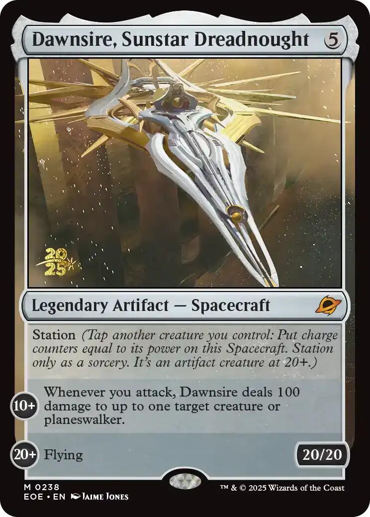 Dawnsire, Sunstar Dreadnought [Edge of Eternities Prerelease Promos] | Cracking-Singles