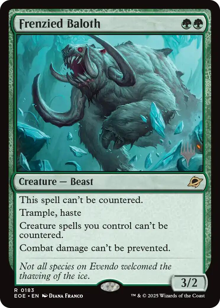 Frenzied Baloth [Edge of Eternities Promo Pack] | Cracking-Singles