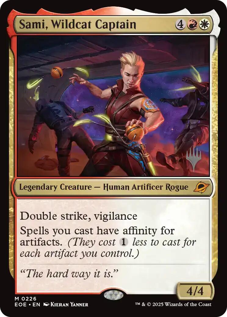 Sami, Wildcat Captain [Edge of Eternities Promo Pack] | Cracking-Singles