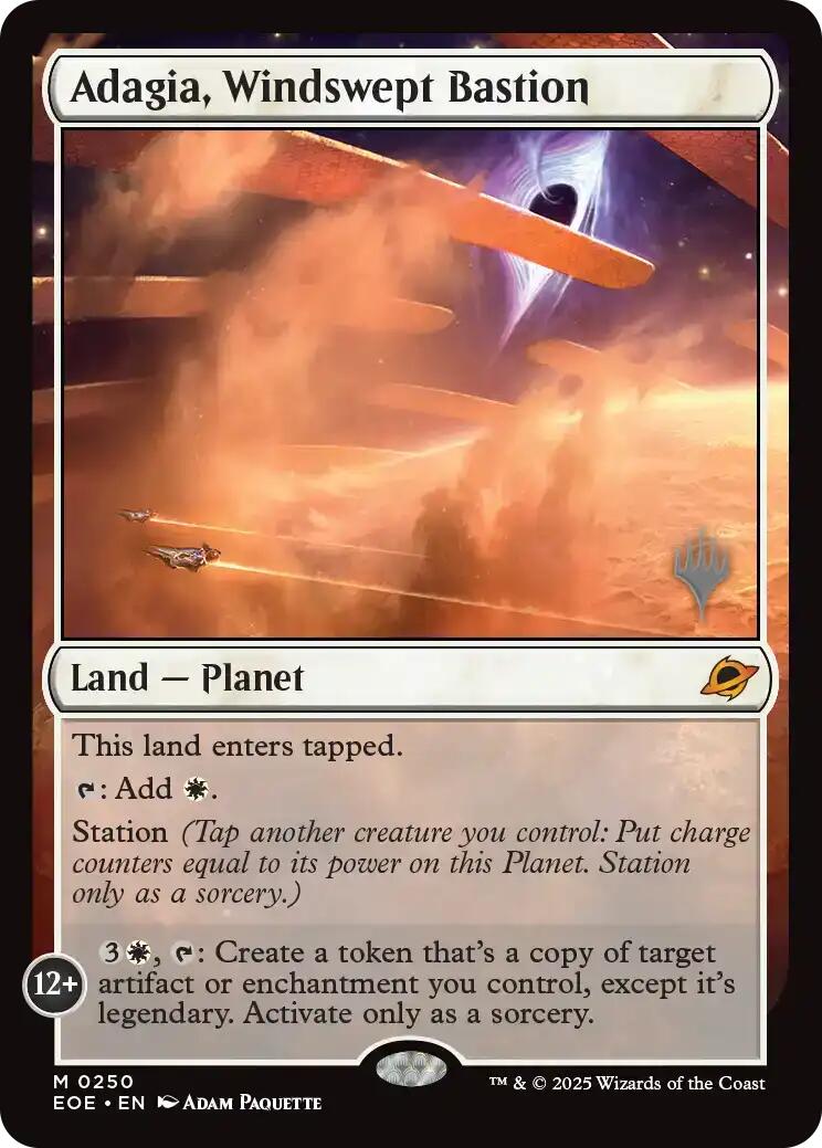 Adagia, Windswept Bastion [Edge of Eternities Promo Pack] | Cracking-Singles