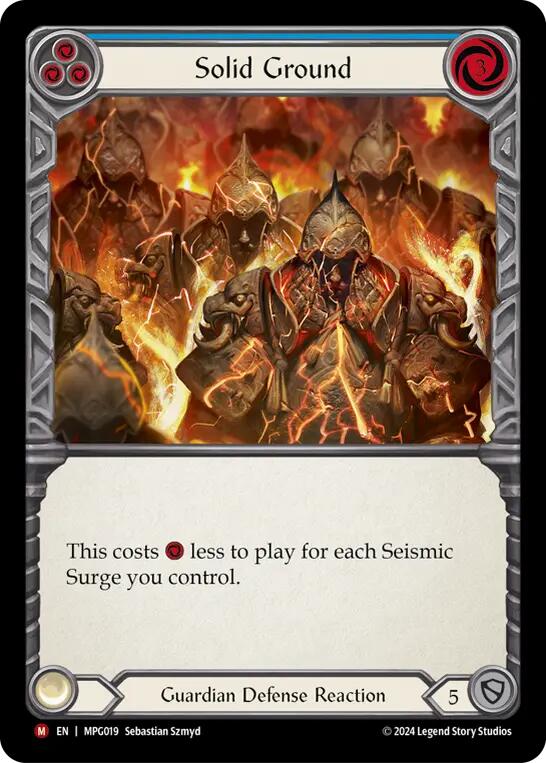 Solid Ground [MPG019] (Mastery Pack Guardian)  Rainbow Foil | Cracking-Singles