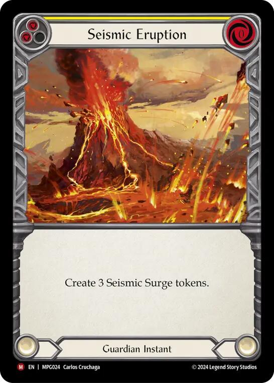 Seismic Eruption [MPG024] (Mastery Pack Guardian)  Rainbow Foil | Cracking-Singles