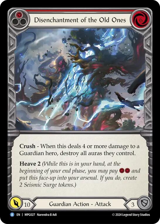 Disenchantment of the Old Ones [MPG027] (Mastery Pack Guardian)  Rainbow Foil | Cracking-Singles