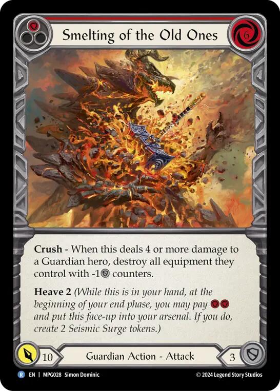Smelting of the Old Ones [MPG028] (Mastery Pack Guardian)  Rainbow Foil | Cracking-Singles