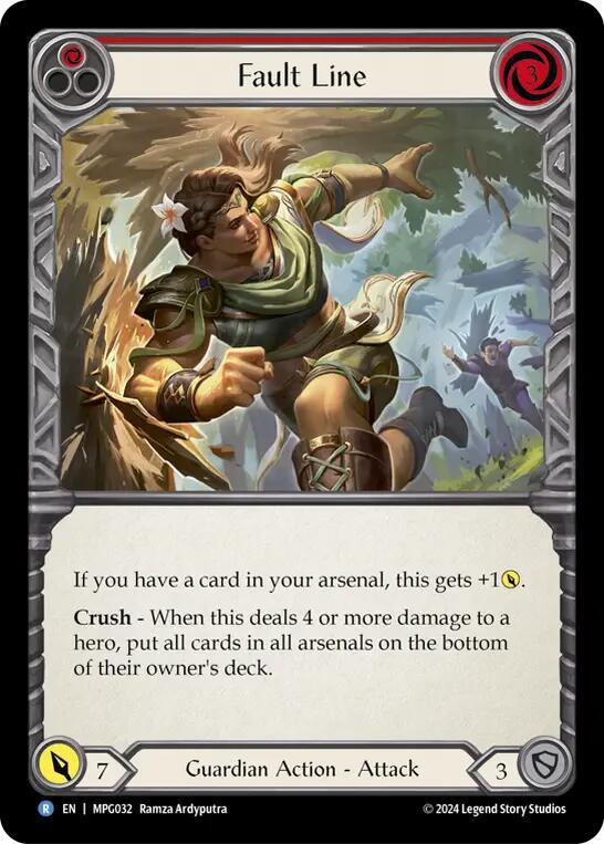 Fault Line [MPG032] (Mastery Pack Guardian)  Rainbow Foil | Cracking-Singles