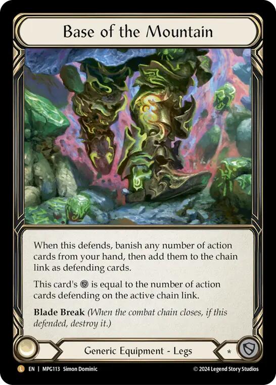 Base of the Mountain [MPG113] (Mastery Pack Guardian)  Rainbow Foil | Cracking-Singles