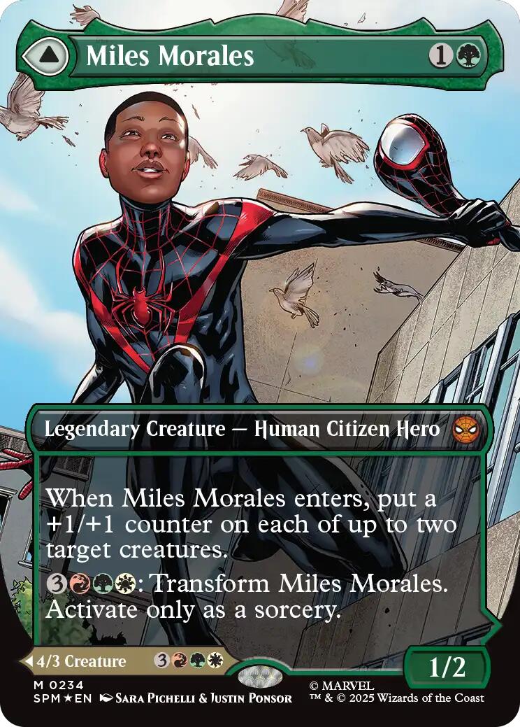 Miles Morales (0234) (Borderless) [Marvel's Spider-Man] | Cracking-Singles
