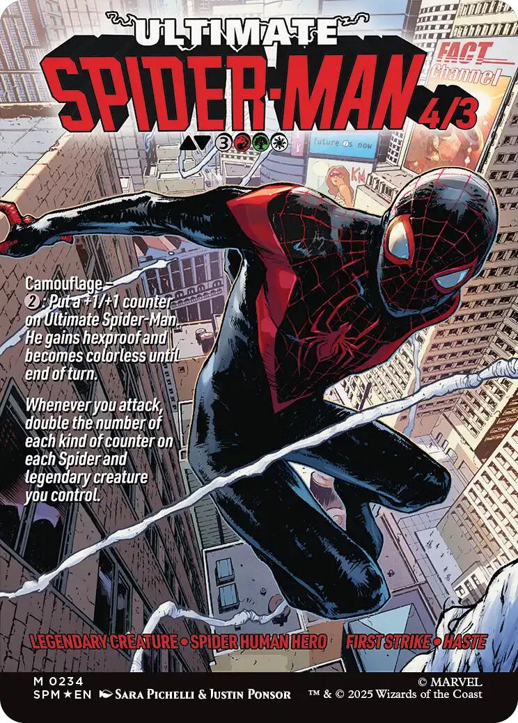 Miles Morales (0234) (Borderless) [Marvel's Spider-Man] | Cracking-Singles