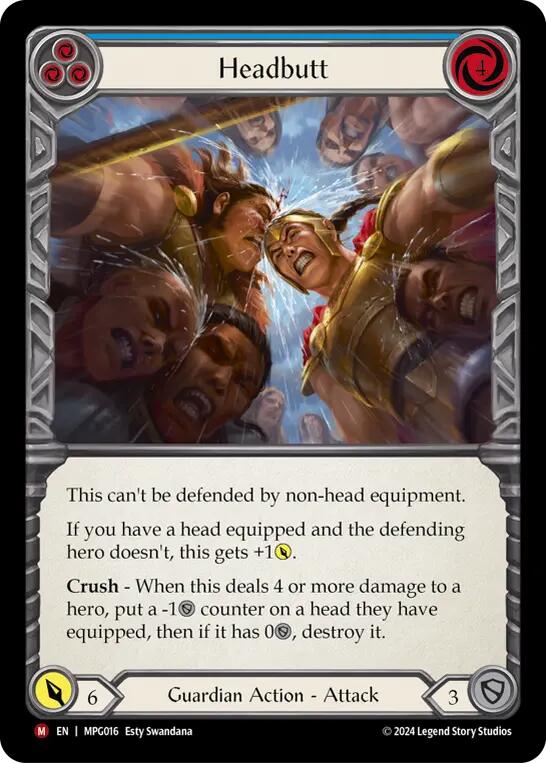 Headbutt [MPG016] (Mastery Pack Guardian)  Rainbow Foil | Cracking-Singles
