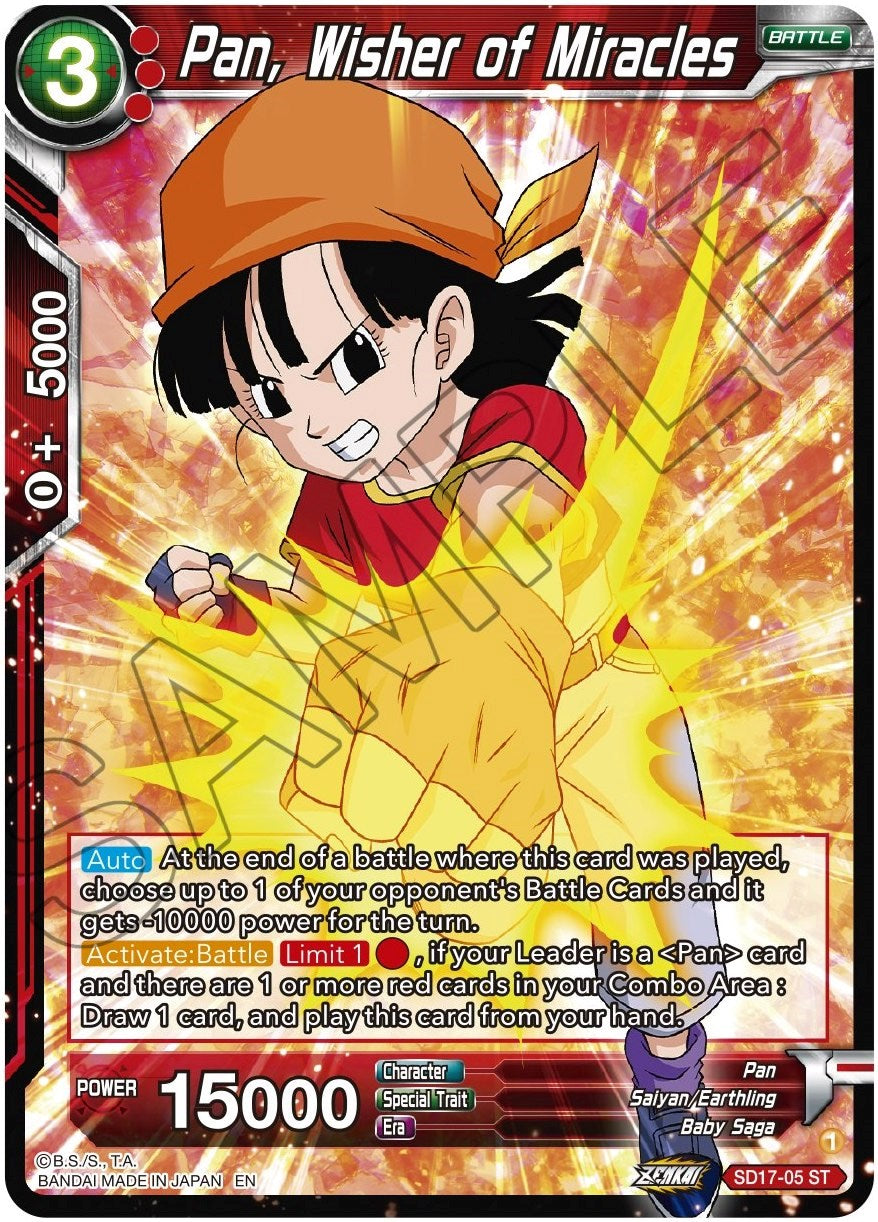 Pan, Wisher of Miracles (SD17-05) [Dawn of the Z-Legends] | Cracking-Singles