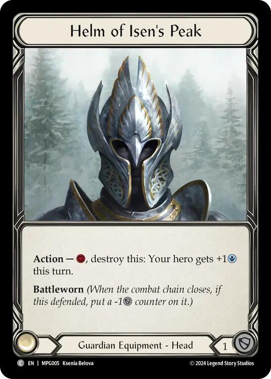 Helm of Isen's Peak [MPG005] (Mastery Pack Guardian) | Cracking-Singles
