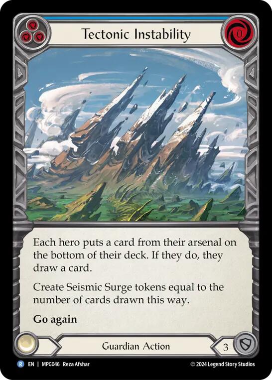 Tectonic Instability [MPG046] (Mastery Pack Guardian)  Rainbow Foil | Cracking-Singles
