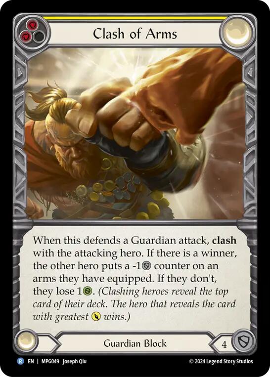 Clash of Arms [MPG049] (Mastery Pack Guardian)  Rainbow Foil | Cracking-Singles