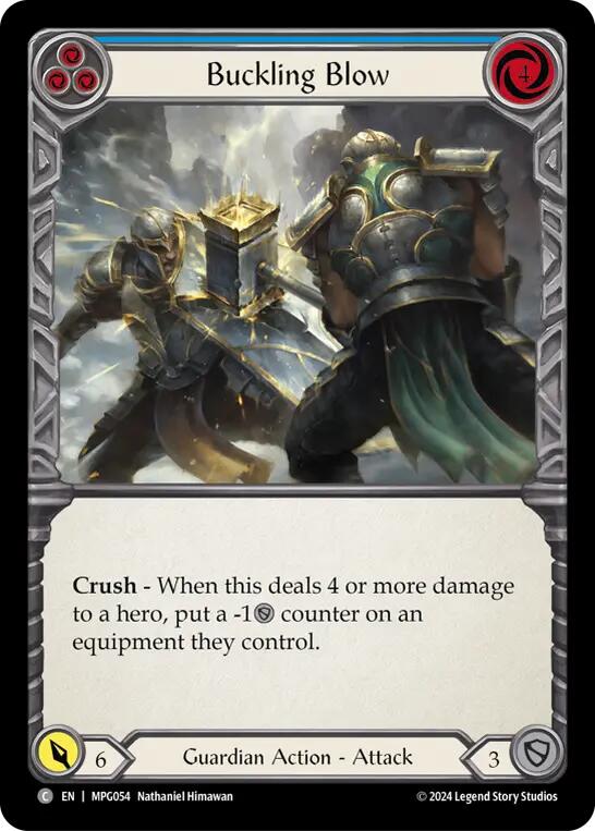 Buckling Blow (Blue) [MPG054] (Mastery Pack Guardian) | Cracking-Singles