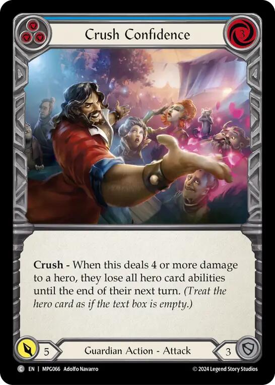Crush Confidence (Blue) [MPG066] (Mastery Pack Guardian) | Cracking-Singles