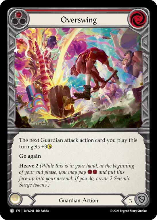 Overswing (Red) [MPG091] (Mastery Pack Guardian) | Cracking-Singles