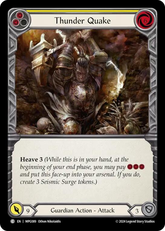 Thunder Quake (Yellow) [MPG089] (Mastery Pack Guardian) | Cracking-Singles