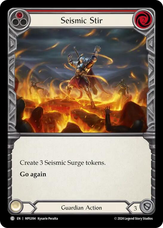 Seismic Stir (Red) [MPG094] (Mastery Pack Guardian) | Cracking-Singles