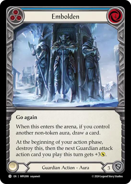 Embolden (Blue) [MPG099] (Mastery Pack Guardian) | Cracking-Singles