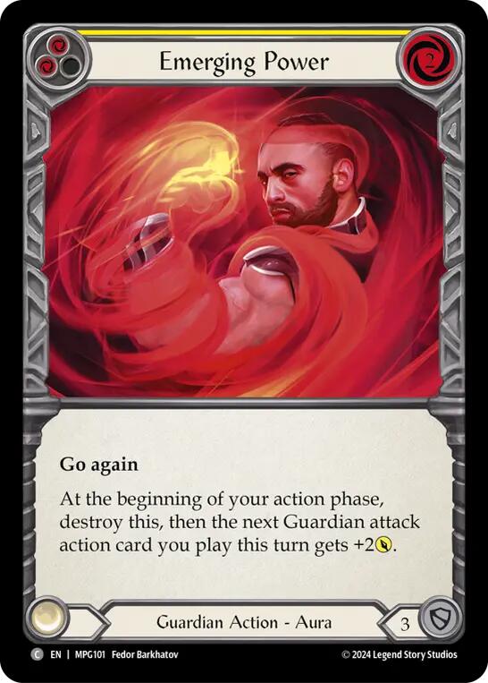 Emerging Power (Yellow) [MPG101] (Mastery Pack Guardian) | Cracking-Singles