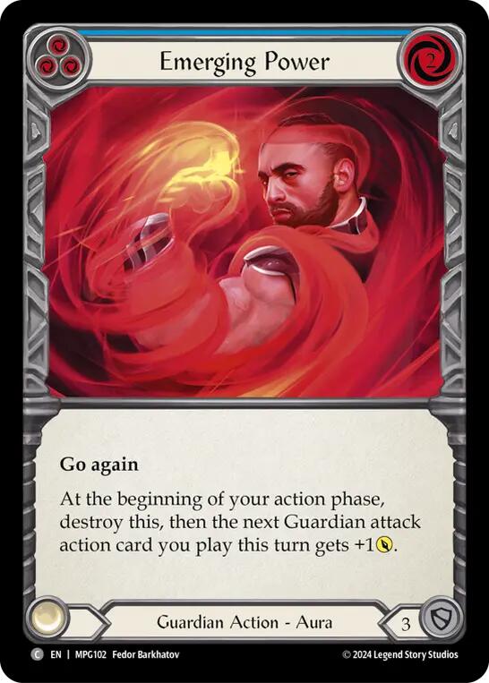 Emerging Power (Blue) [MPG102] (Mastery Pack Guardian) | Cracking-Singles