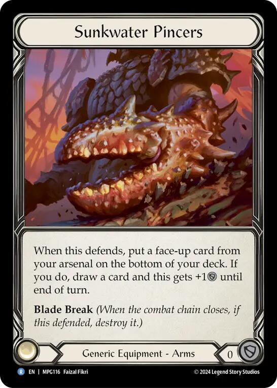 Sunkwater Pincers [MPG116] (Mastery Pack Guardian) | Cracking-Singles