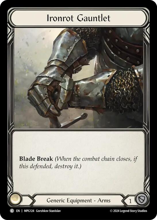 Ironrot Gauntlet [MPG124] (Mastery Pack Guardian) | Cracking-Singles