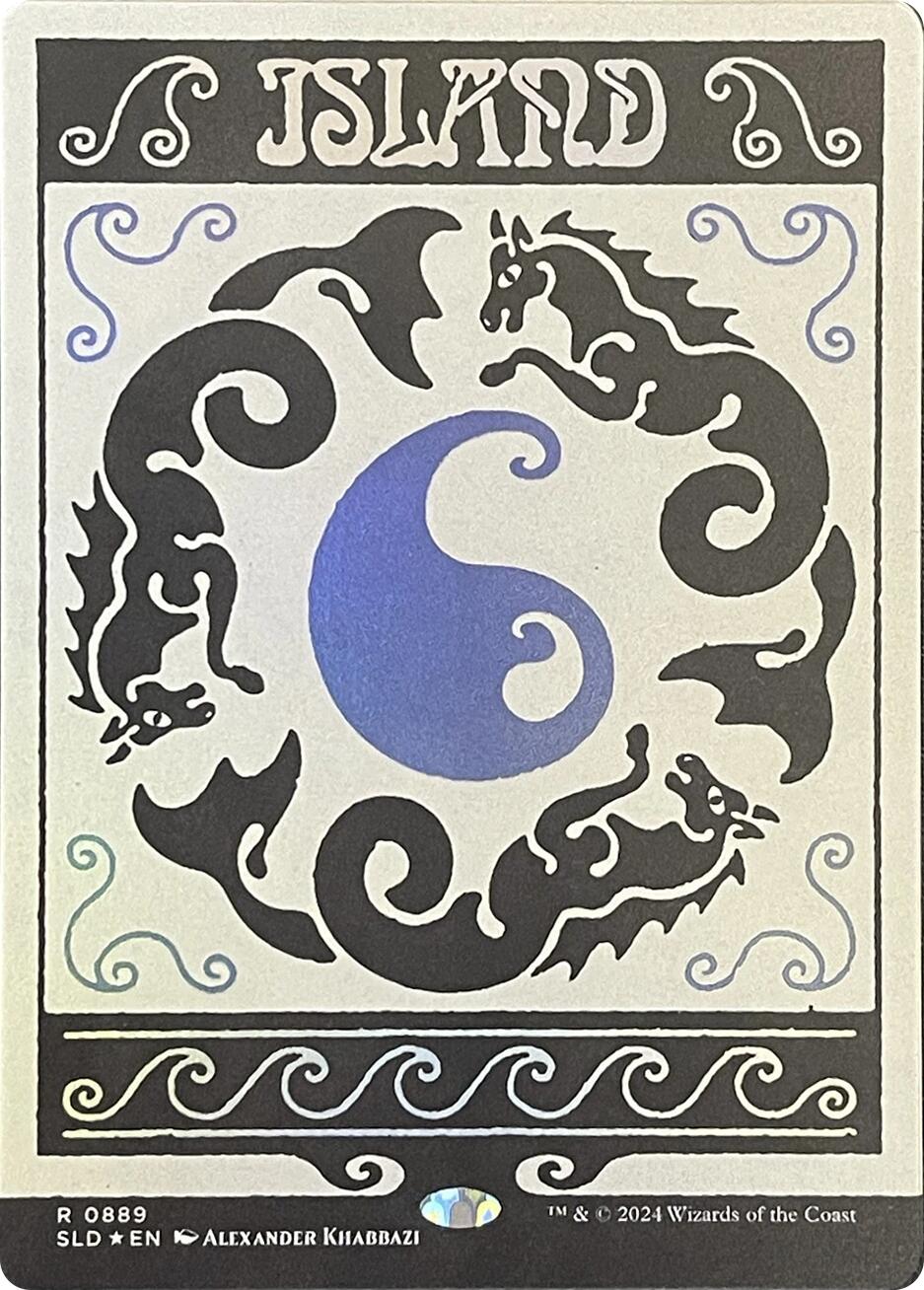 Island (0889) (Rainbow Foil) [Secret Lair Drop Series] | Cracking-Singles