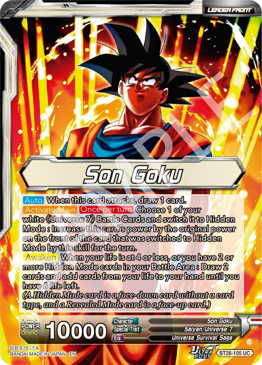 Son Goku // SSG Son Goku, Crimson Power (BT28-105) [Prismatic Clash] | Cracking-Singles
